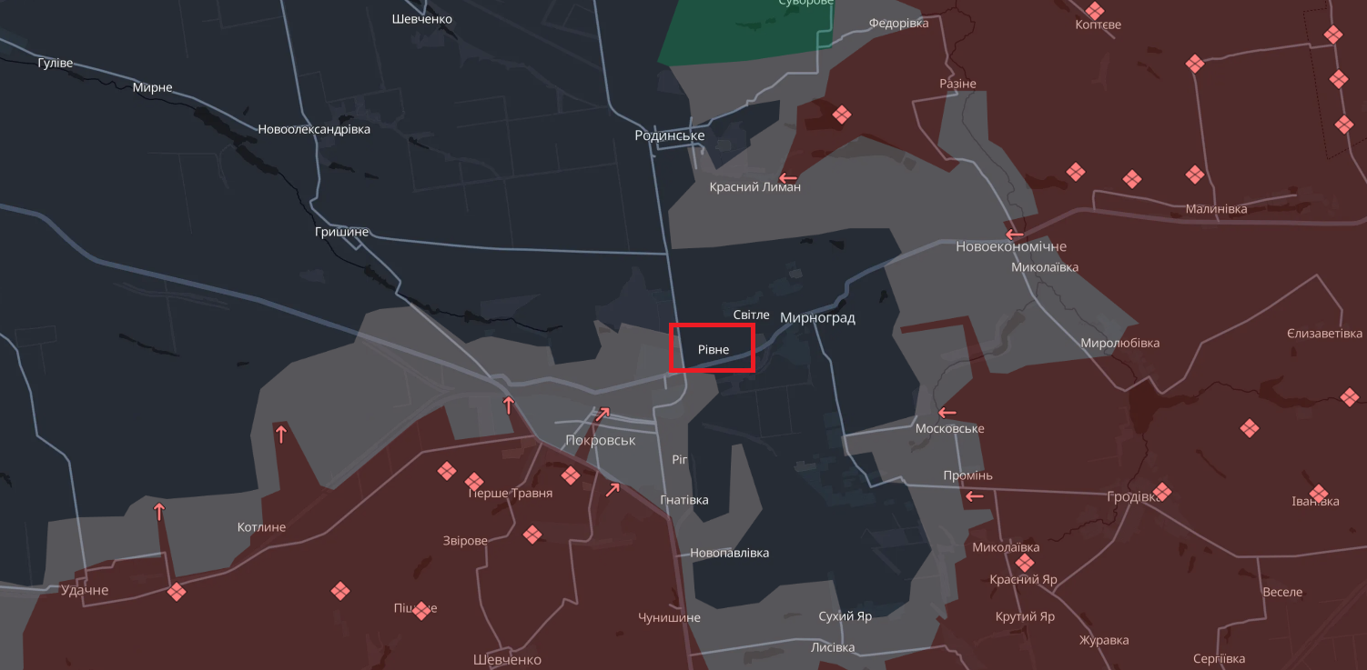 В ЦПД рассказали о ситуации в районе Покровска: наступление РФ на одно из сел проваливается